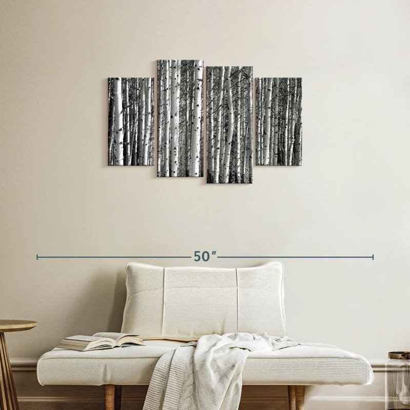 Forêt de bouleaux Harnek Banff, H 22 po x l 36 po