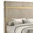 Malcolm Beige Upholsteredwingback Bed