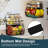 Magnetic Shelf For Fridge, Onion And Potato/Spice/Snacks/Fruit And Vegetable Storage And Organizer, Wire Basket For Pantry, Kitchen Countertop, RV And Laundry