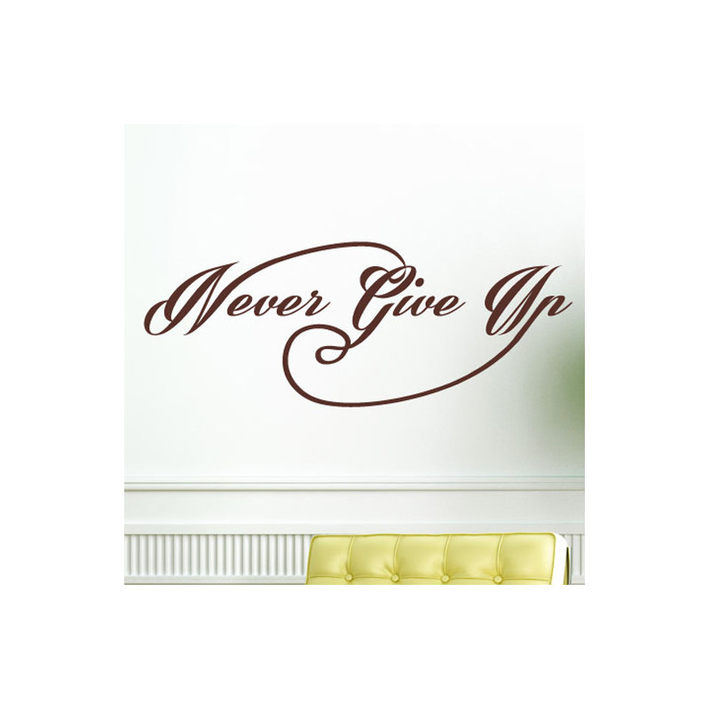 Non-Wall Damaging Wall Decal, Large, Brown