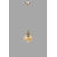 Lustre réglable élégant, finition ambre et or, 11,8 po de diamètre x 27,6 po de hauteur | Corps en métal durable, douille E27 (40 W maximum) | Luminaire moderne pour le salon, la salle à manger et le vestibule-905312472-905312473