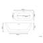 Halie x Freestanding Soaking Acrylic Bathtub-782399812-782399813