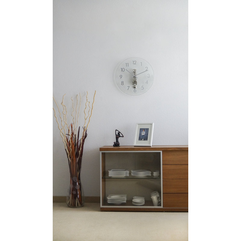 Glass Wall Clock