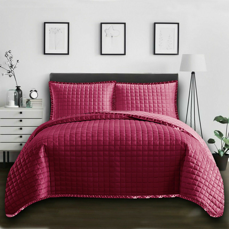Lillyaunna Throw Blanket, Burgundy