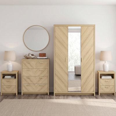 Adalinne 4 Piece Compact Bedroom Storage Set