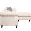 Canapé modulaire 3 pièces beige de 65 po, canapé modulaire réversible spacieux de 65 po de hauteur, paquet de 26 po, facile à manipuler