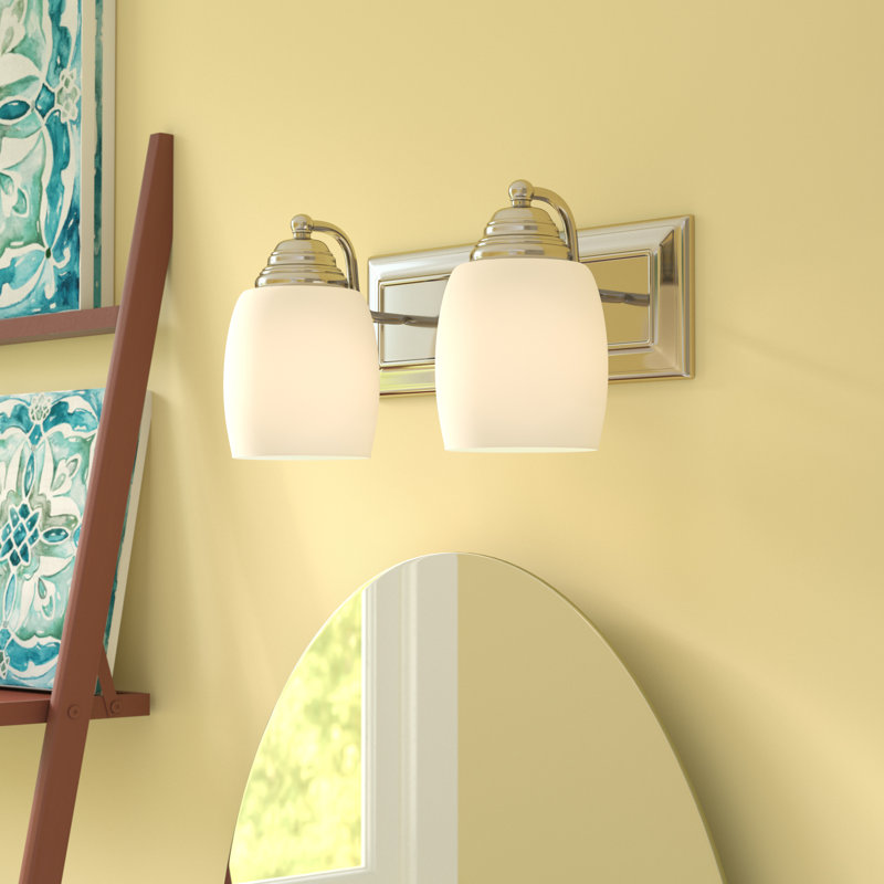 Éclairage pour salle de bain 2 lumières Allston, Chrome