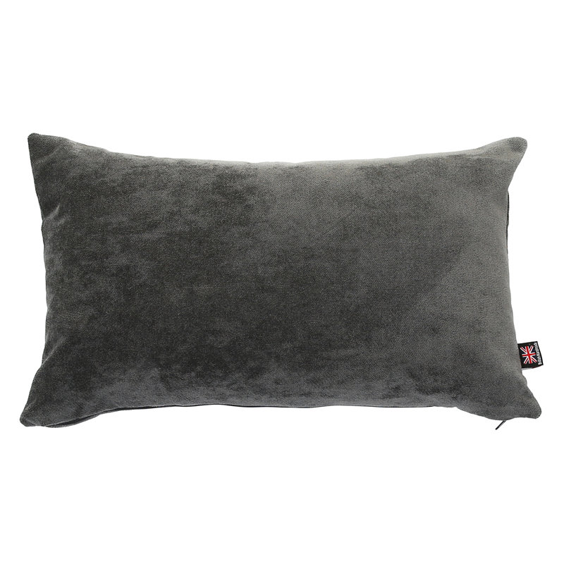 Minerville Rectangular Throw Cushion, Grey