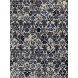 Shibori Hand Knotted Wool Area Rug