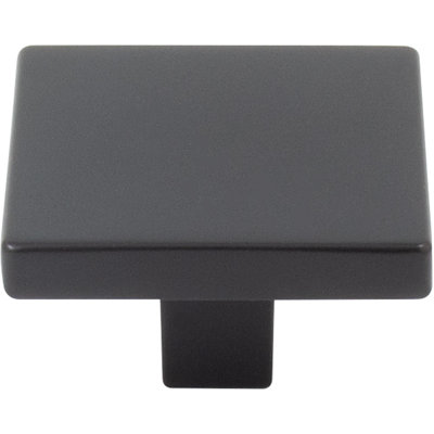 Contemporary Square Cabinet Knob, 1-1/2 Inches, Zinc Base Material, Vintage Bronze By Stone Harbor Hardware