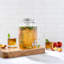 Brightware Fluted Glass Drink Dispenser – 1 Gallon 