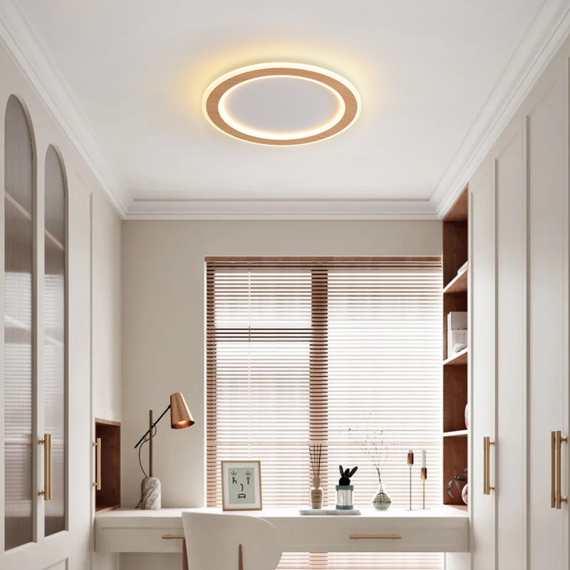 LED Flush Mount, 5cm H x 30cm W x 30cm D
