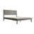 Diamor Queen Platform Bed Frame - DIB-47-Q  with Headboard & Footboard, 12 Durable Solid Wood Slatted Structure, Easy Set Up, Center Metal Legs, No Box Spring Needed, Anti-Slip, Driftwood Gray-1057691967-1057691962