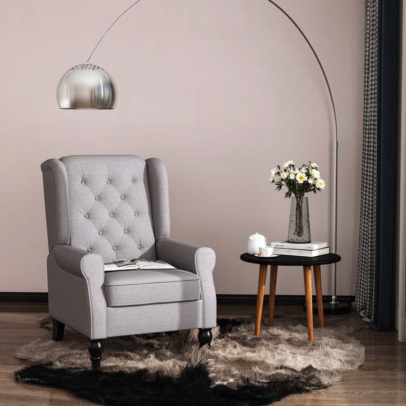 Fauteuil d'appoint capitonné