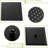 12 Inch Ceiling Mount Shower In Matte Black With Waterfall Tub Spout Feature - Square Rainfall Head, Handheld Shower, Valve, Easy Installation & Hygiene Protocols Integration 12" Sanitary Routines-121244981