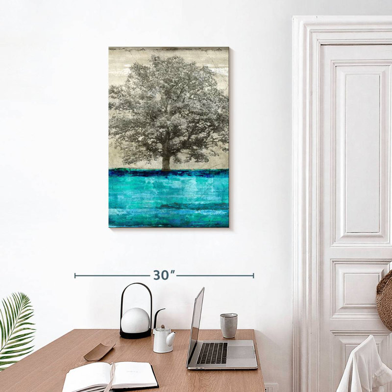 Harnek Majestic - Aqua, 30" H x 20" W