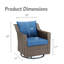 Fauteuil oscillant d'extérieur Tya-2036572419