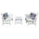Kuhn 4 - Person Patio Conversation Sets with Cushions