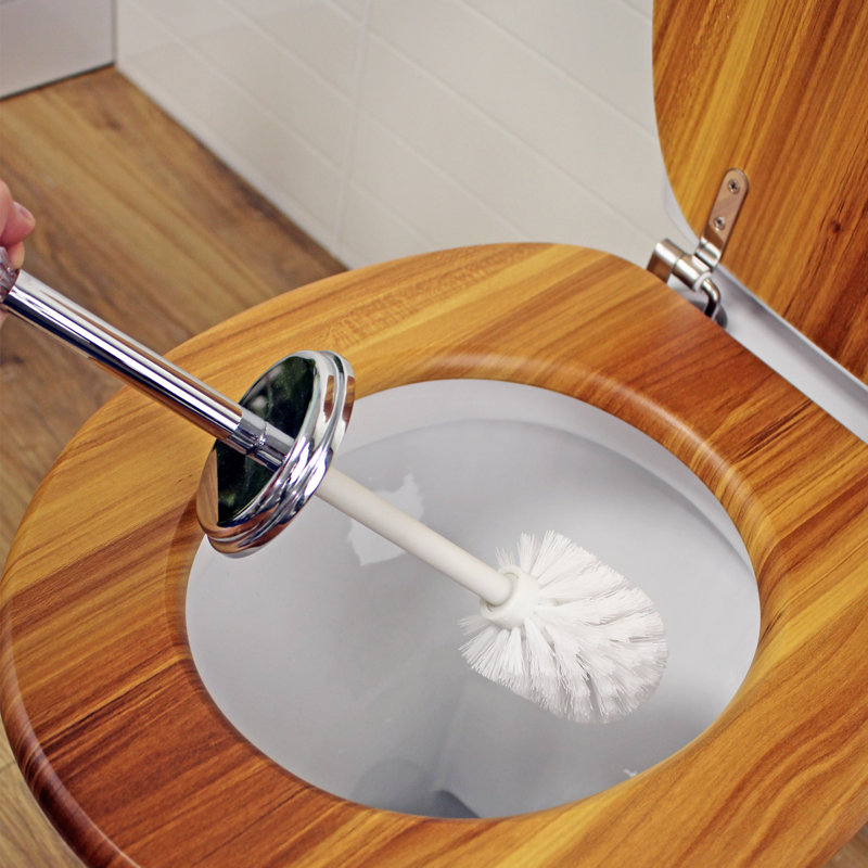 Brooten Free-Standing Toilet Brush and Holder