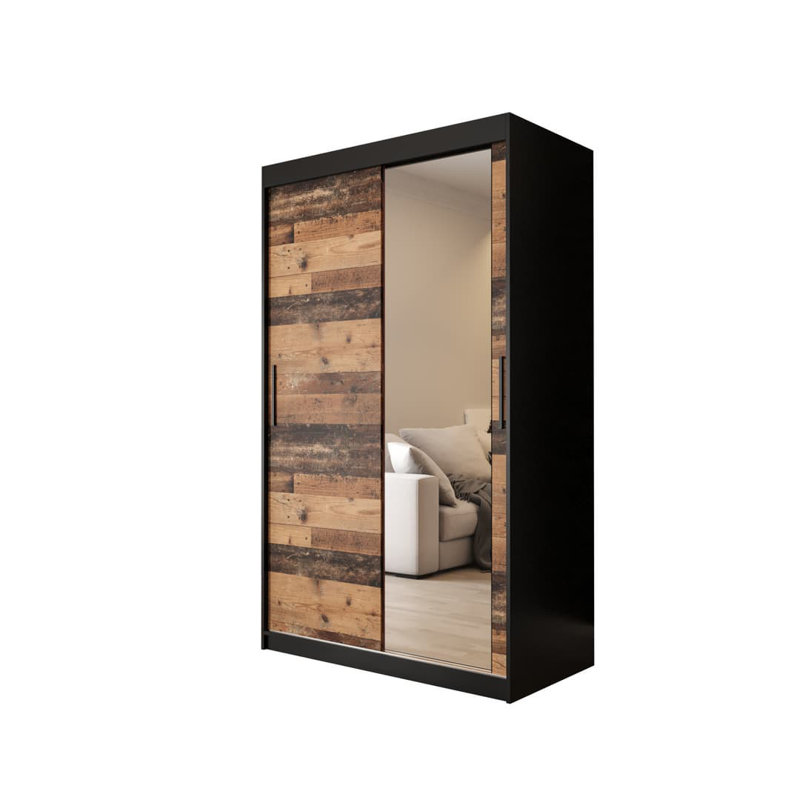 Nerice 2 Door Manufactured Wood Wardrobe