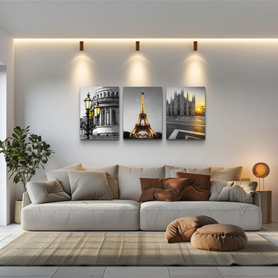 3 Piece Wrapped Canvas Set