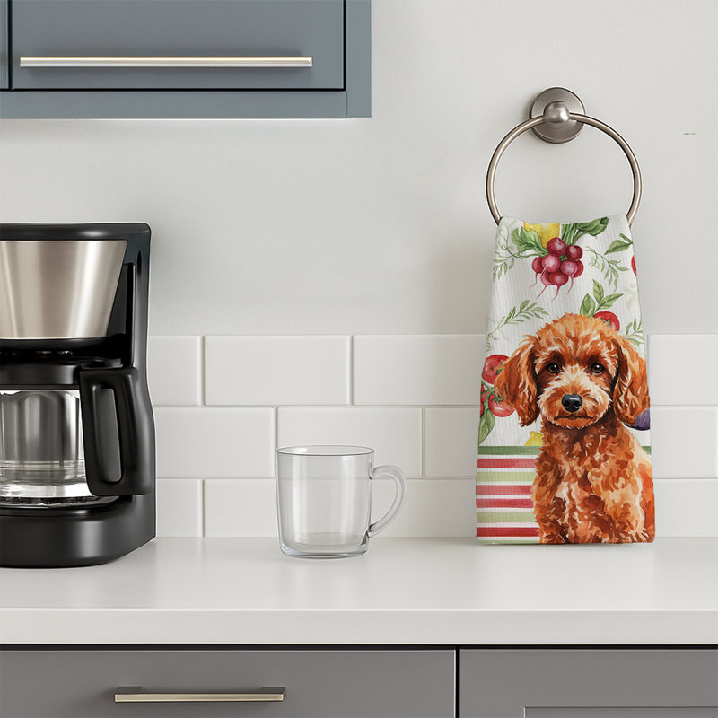 Serviette de cuisine Toy, Toy Red Poodle
