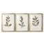 Feuille de bronze I - reproduction encadrée sur mesure de qualité supérieure mate - 3 pièces-1506669694-1506669690