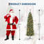 183cm H Lighted Artificial Christmas Tree