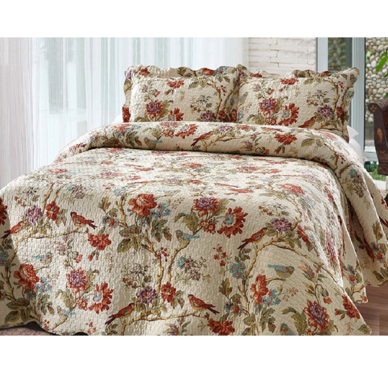 Floral Quilt, King