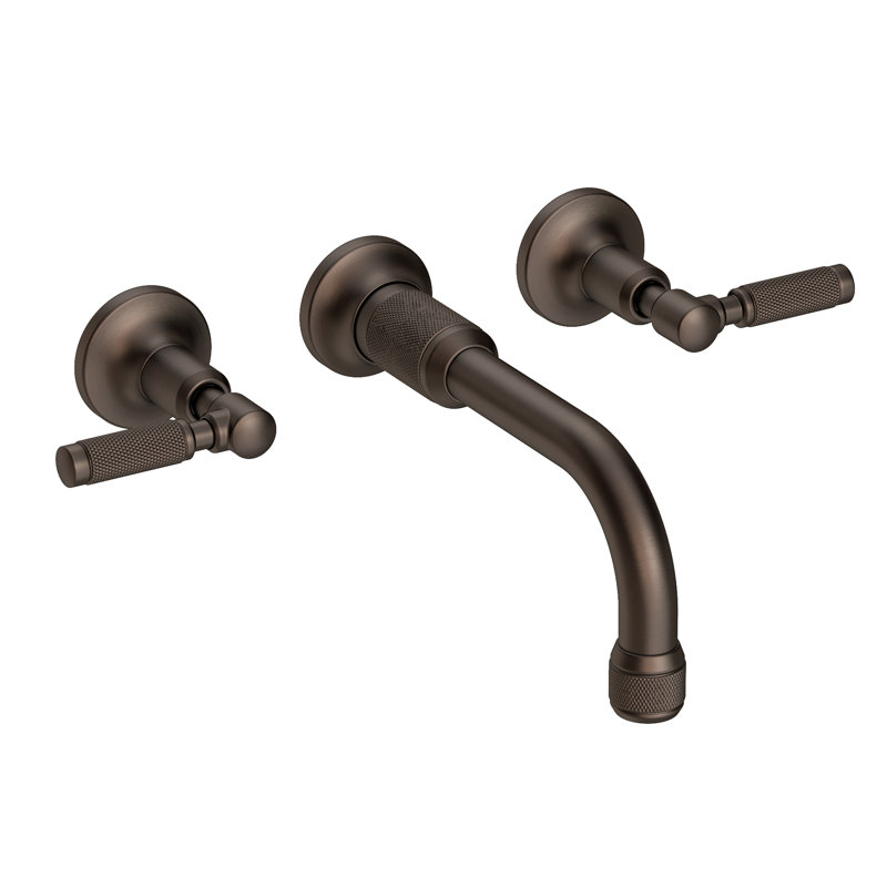 Wall Mount Lavatory Faucet, English Bronze