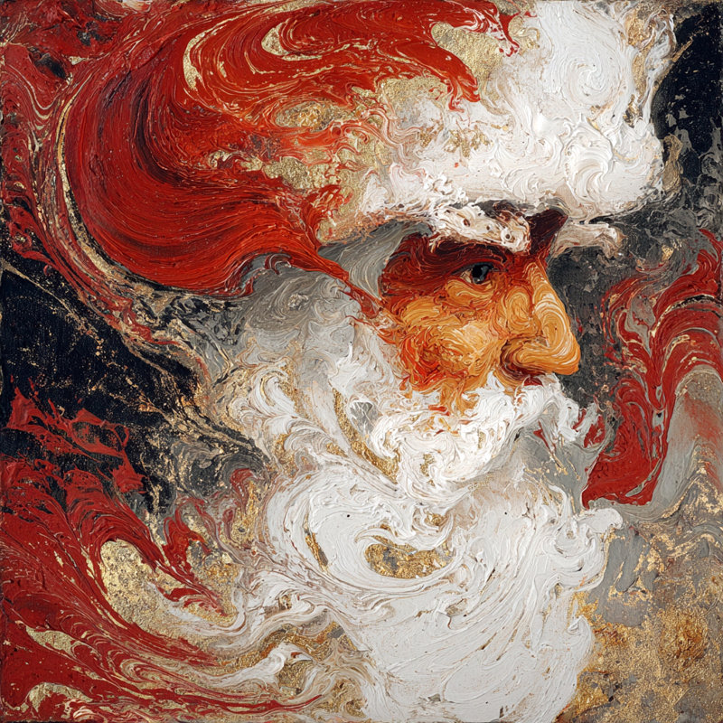 «Golden Swirl», art mural sur toile tendue, H 20 po x l 20 po