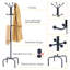 Metal Freestanding 12 - Hook Coat Rack-2105953709