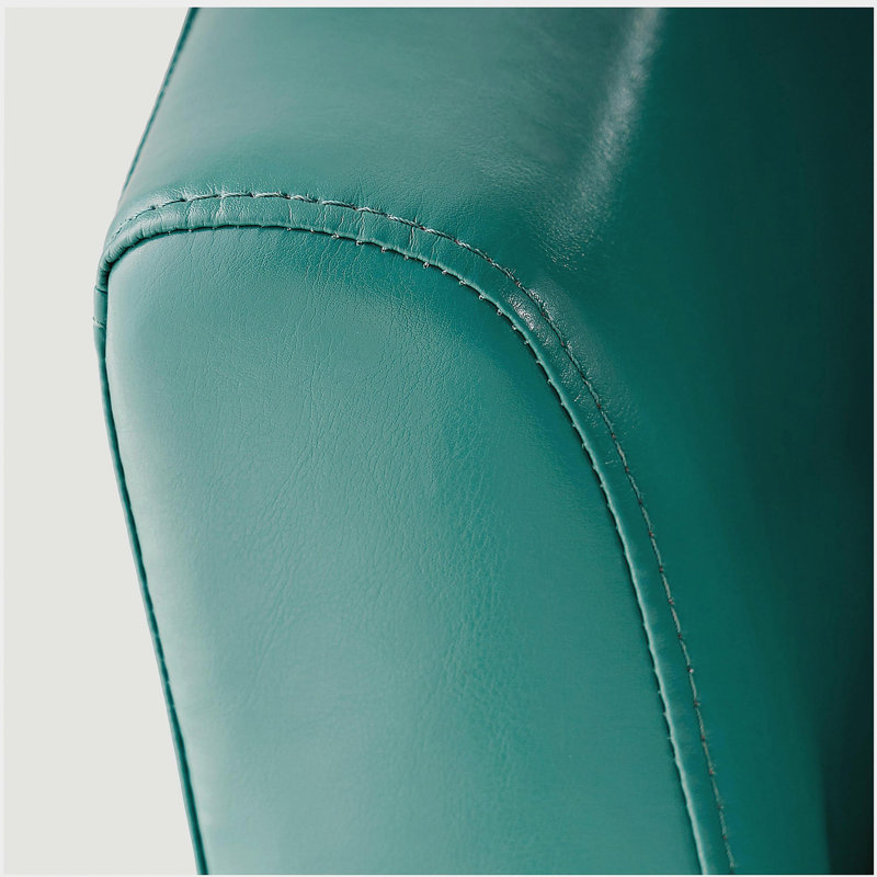 Fauteuil club pivotant, Turquoise