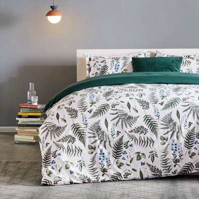 Twill Floral Duvet Cover
