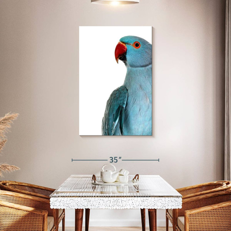 Parakeet, 45" H x 30" W