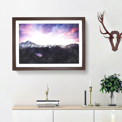 Sunrise over Aoraki Mount Cook - Picture Frame Painting Print