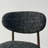 Mid-Century Modern Upholstered Dining Chairs with Wood-Grain Metal Legs-492494397