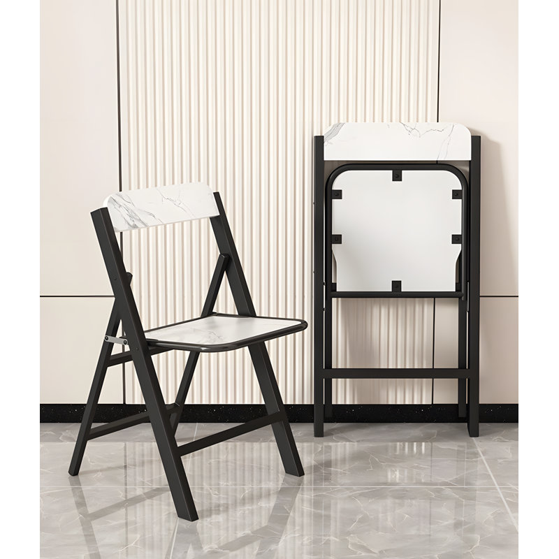 Folding Chair Set Of 2, Compact Backrest Dining Chairs For Small Spaces, Lightweight Foldable Kitchen Chairs For Home, Office, And Outdoor Use, Easy Storage