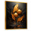 «Black and Gold Spiral Graffiti IV - Abstract Collages», art mural-1863468245-1830278588