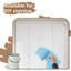Porte pliante moderne à panneaux et panneau de fibres à densité moyenne apprêté 48 po x 80 po Modern Kit-133365841