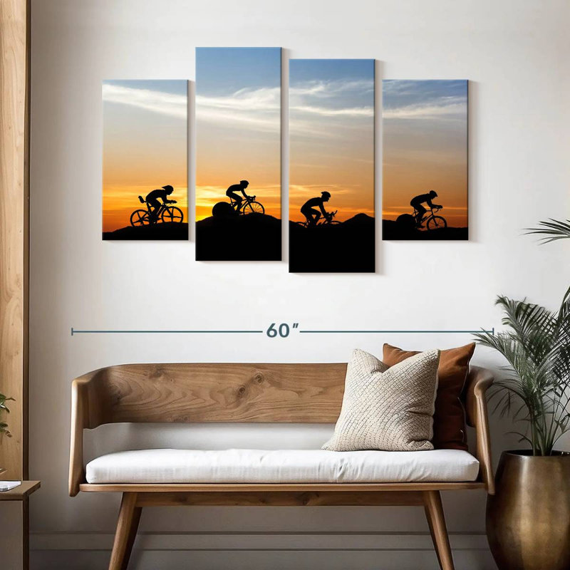 Sireci Mountain Cyclists, 32'' H x 52'' W