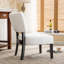 Fauteuil d'appoint capitonné en cuir confortable et durable avec sièges surdimensionnés pour détendre et améliorer les espaces de vie-835779696
