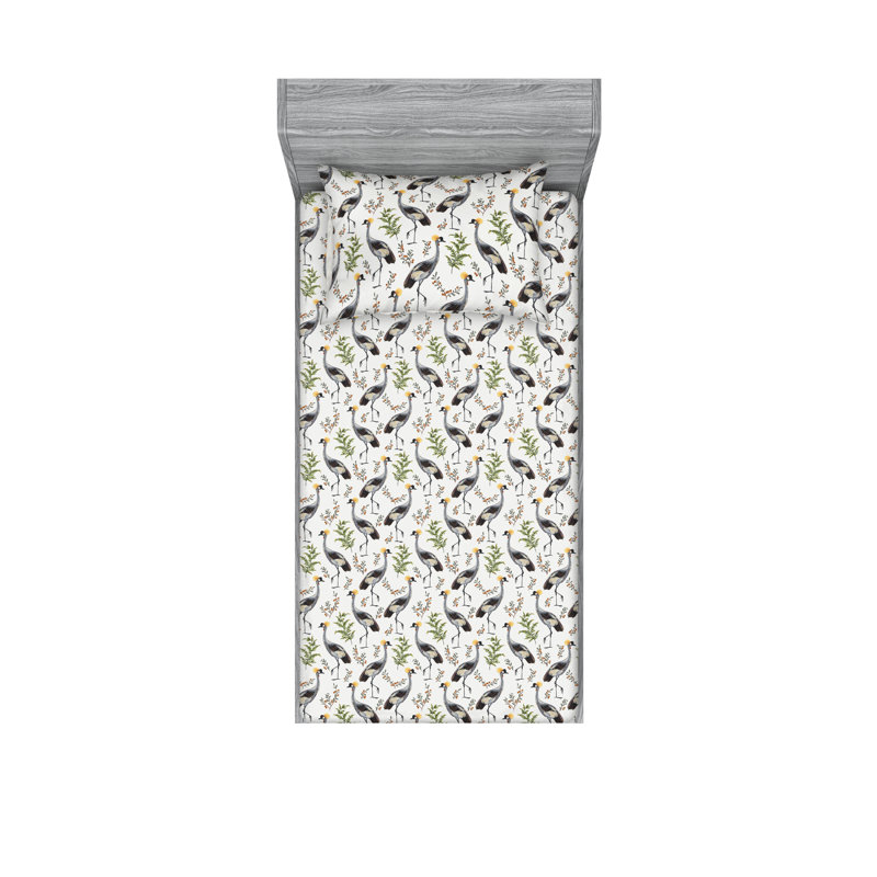 Ensemble de taies décoratives Ambesonne, Twin Sheet Set with 1 Pillowcase