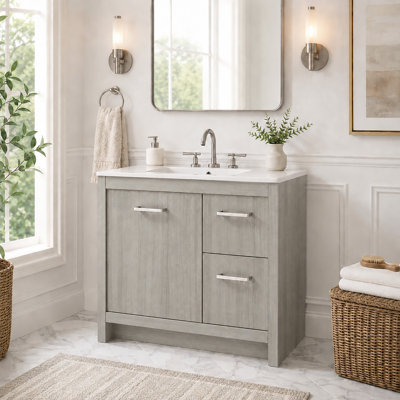Meuble-lavabo simple 36 po Cogsville
