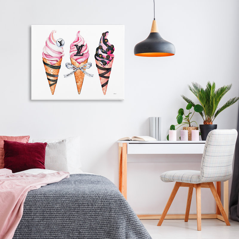Glam Ice Cream Cônes, conception par Amanda Greenwood, H 16 po x l 20 po