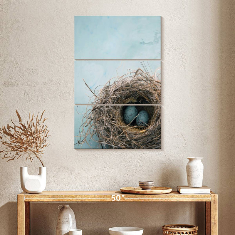 Brampt Blue Egg Nest, 38" H x 24" W
