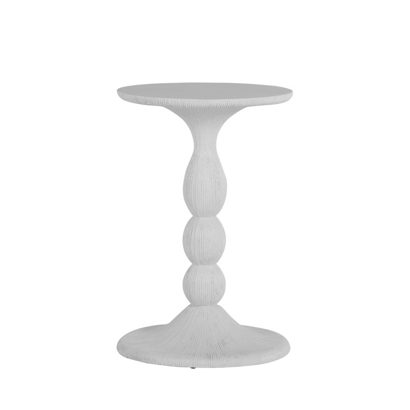 Cast Stone Tern Side Table, Natural