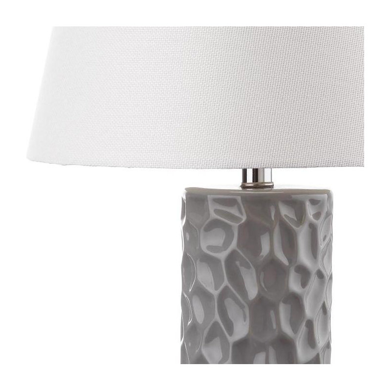 Thora Ceramic Table Lamp, Gray