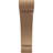 6"W x 24"D x 24"H Olympic Rough Cedar Woodgrain TimberThane Corbel, Primed Tan-88289591