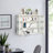 27.56"Glass Doors Modern Two-Door Wall Cabinet With Featuring Three-Tier Storage For Entryway Living Room Bathroom Dining Room-1522820105